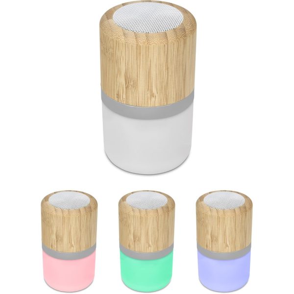 Okiyo Heiwa Bamboo Bluetooth Speaker & Night Light - Image 21