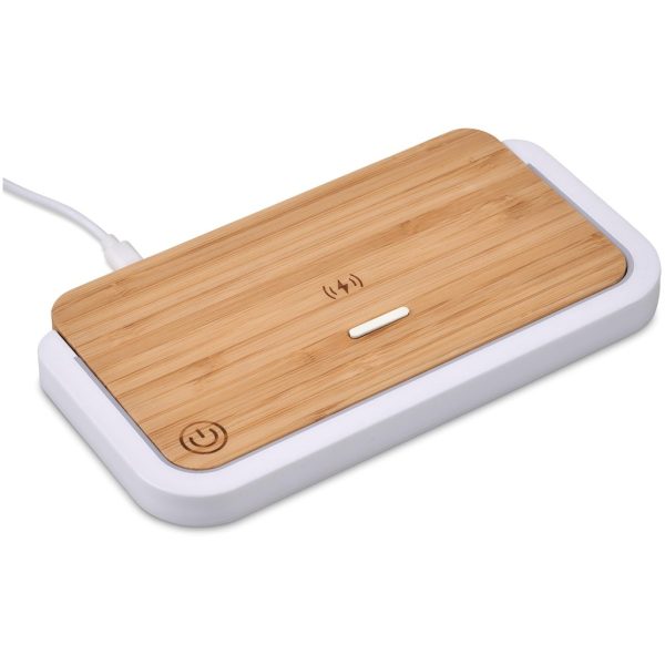 Okiyo Yoru Bamboo Wireless Charger & Night Light - Image 17
