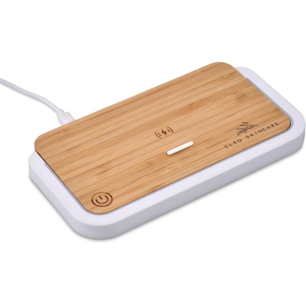 Okiyo Yoru Bamboo Wireless Charger & Night Light - Image 8