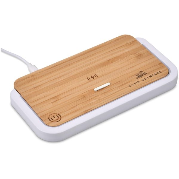 Okiyo Yoru Bamboo Wireless Charger & Night Light - Image 11