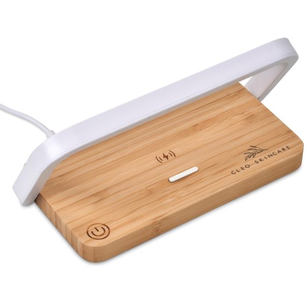 Okiyo Yoru Bamboo Wireless Charger & Night Light - Image 12