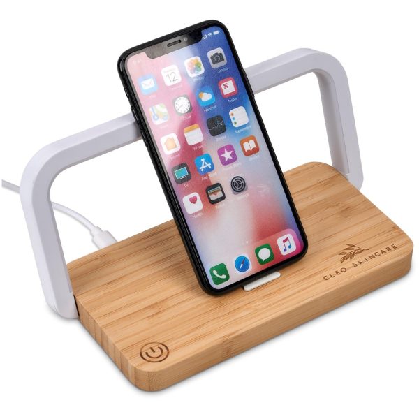 Okiyo Yoru Bamboo Wireless Charger & Night Light - Image 15