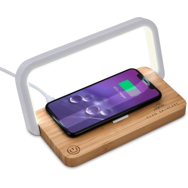 Okiyo Yoru Bamboo Wireless Charger & Night Light - Image 3