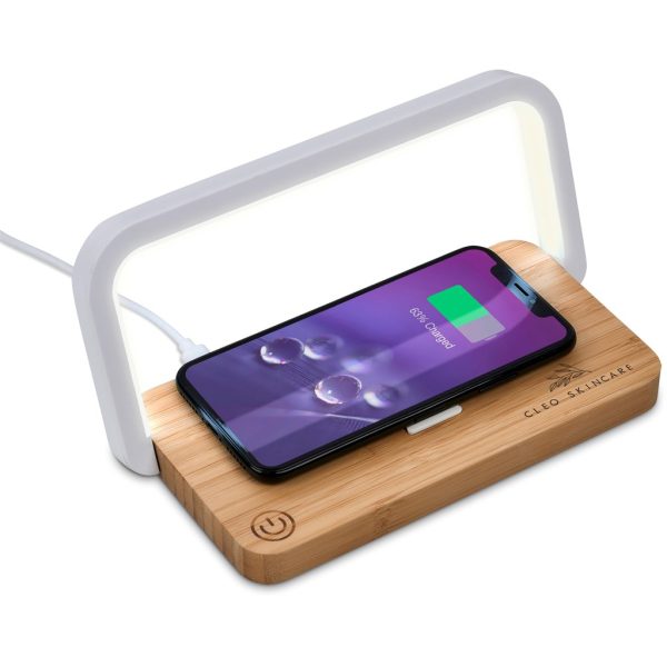 Okiyo Yoru Bamboo Wireless Charger & Night Light - Image 13