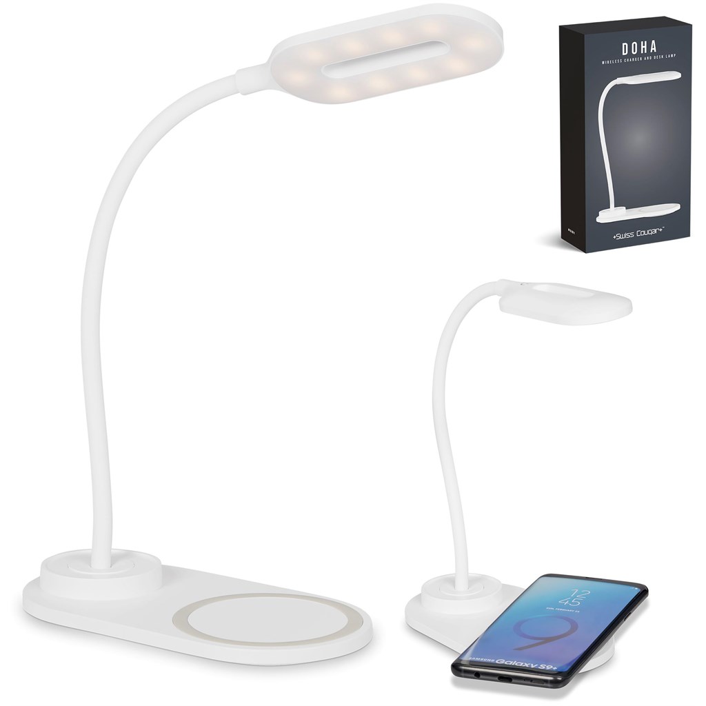 Swiss Cougar Doha Wireless Charger & Desk Lamp - Image 14