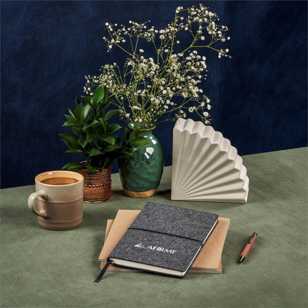 Okiyo Rika Recycled PET Felt A5 Soft Cover Notebook - Image 6