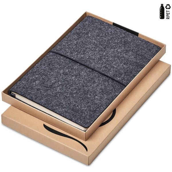 Okiyo Rika Recycled PET Felt A5 Soft Cover Notebook - Image 2