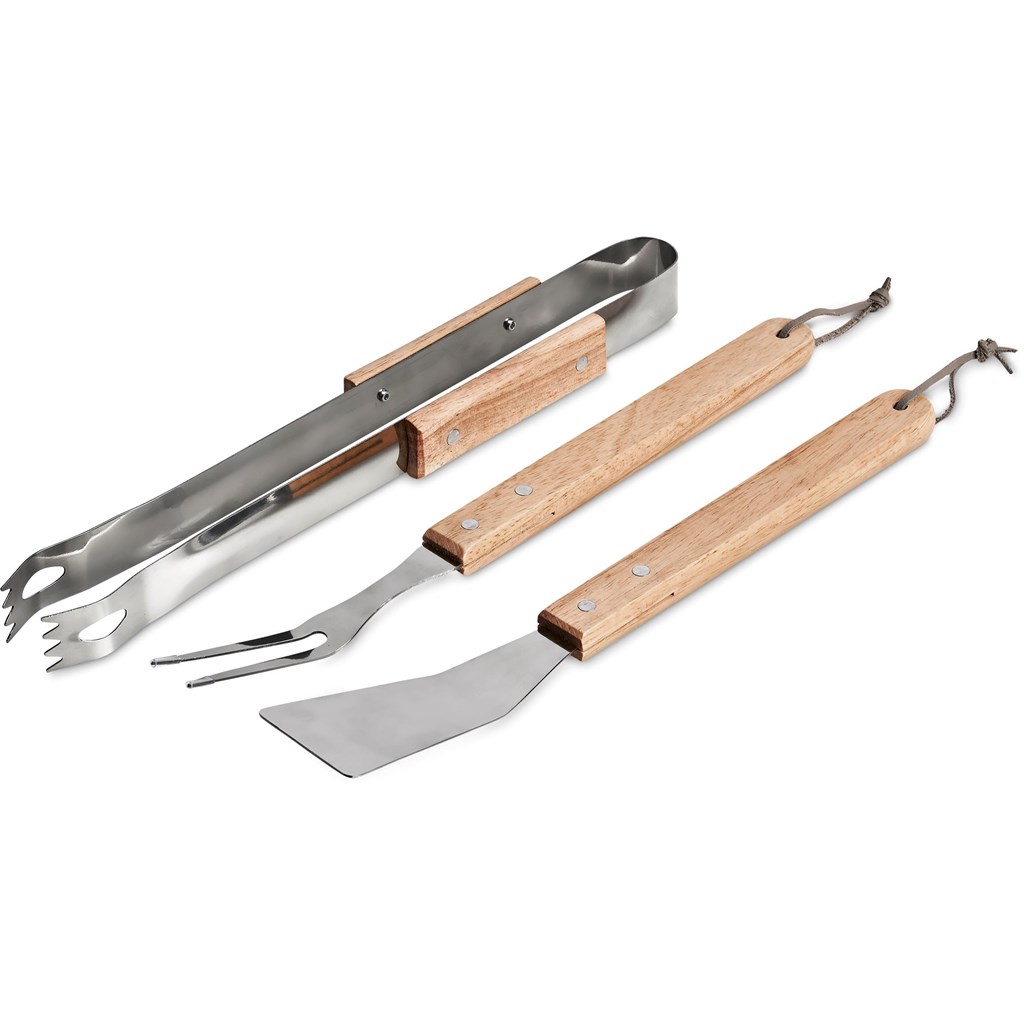 Altitude Palma Bamboo 3-Piece Braai Set - Image 6