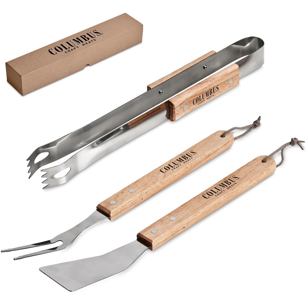 Altitude Palma Bamboo 3-Piece Braai Set - Image 3