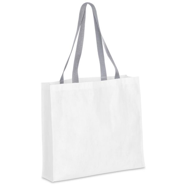Pre-Printed Sample Hoppla Footloose RPET Stitch-Bond Shopper - Image 3