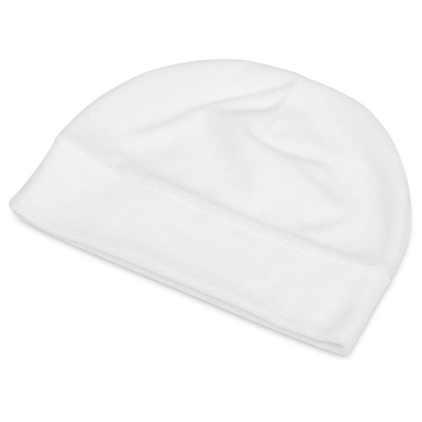 Pre-Printed Sample Hoppla Snowflake Polar Fleece Beanie - Image 2