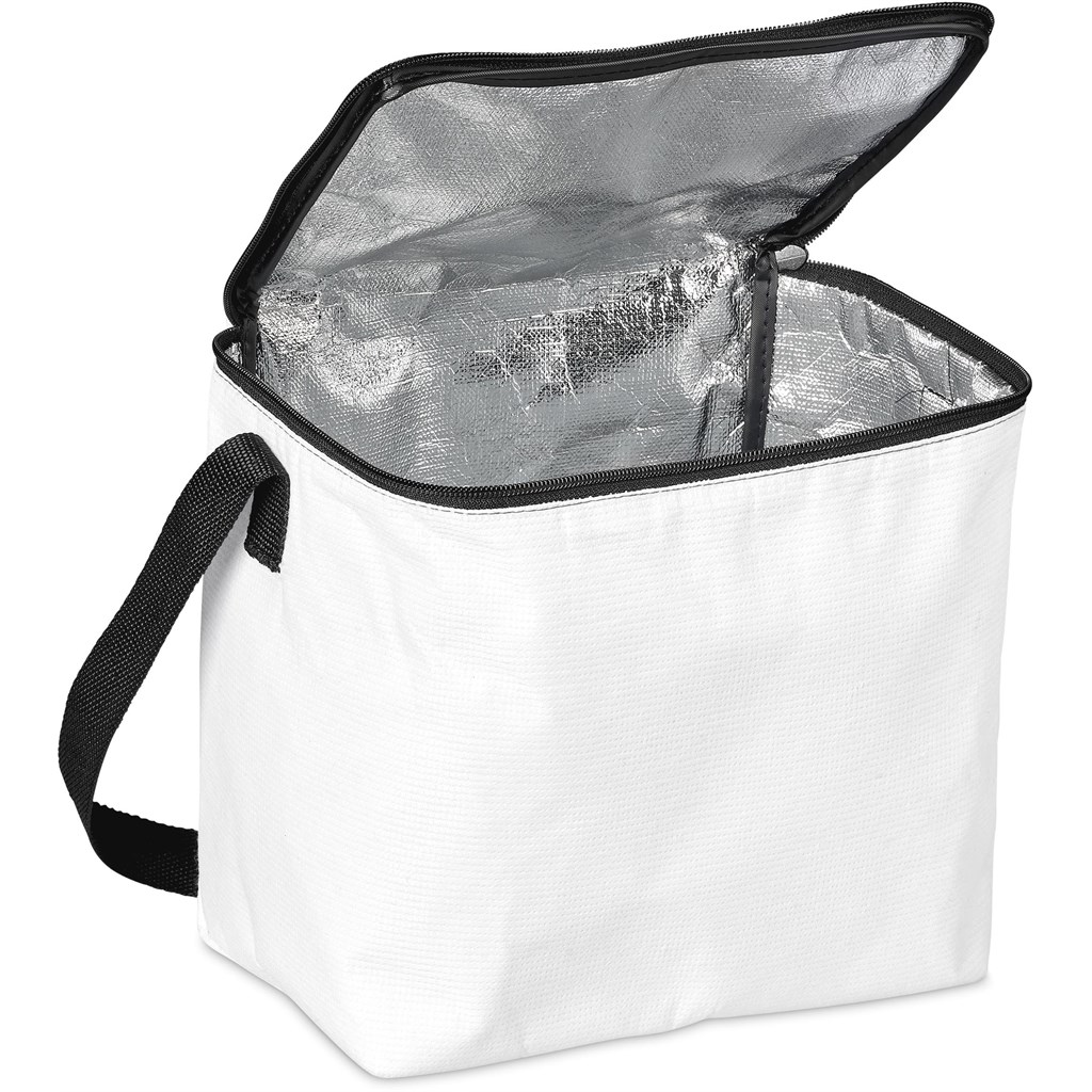 Pre-Production Sample Hoppla Quebec Recycled PET Stitch-Bond 12 Can Cooler - Image 6