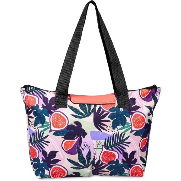 Pre-Production Sample Hoppla Rosebank Polyester Roll-Up Tote Bag - Image 13