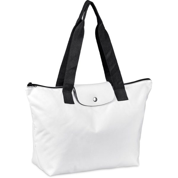 Pre-Production Sample Hoppla Rosebank Polyester Roll-Up Tote Bag - Image 4