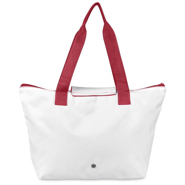 Pre-Production Sample Hoppla Rosebank Polyester Roll-Up Tote Bag - Image 9