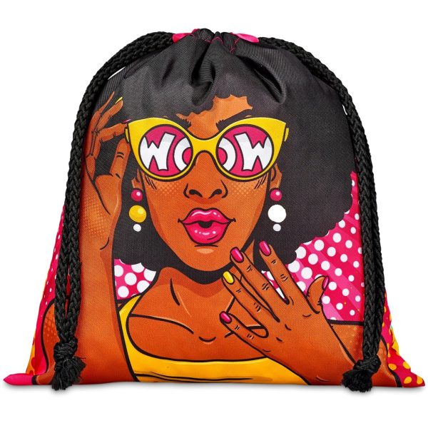 Pre-Production Sample Indian Midi Polyester Drawstring Pouch - Image 7