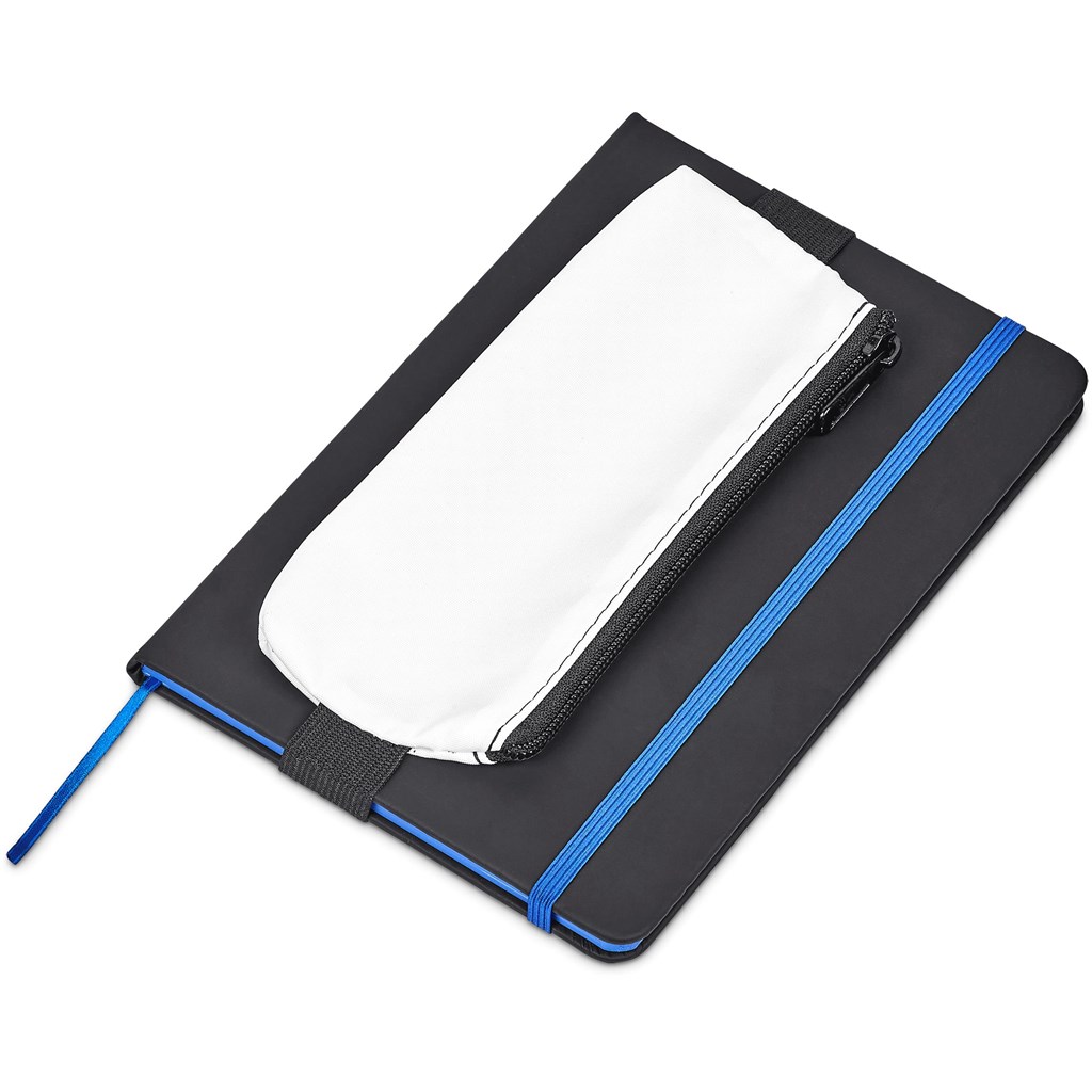 Pre-Production Sample Hoppla Lagoon Polyester Pencil Case To Fit Over An A5 Notebook - Image 7