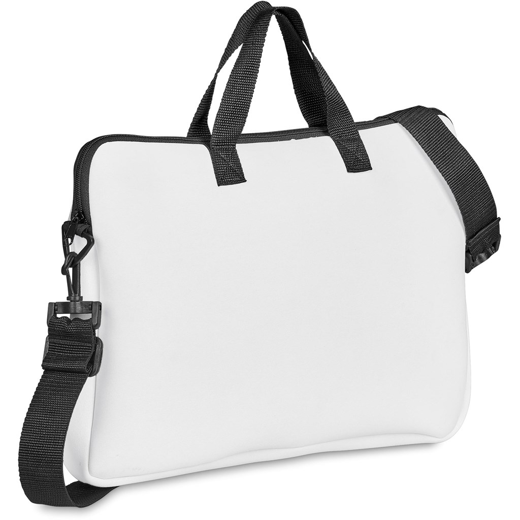 Pre-Production Sample Hoppla Neoprene 15.6-inch Nimbus Laptop Sleeve With Strap - Image 12