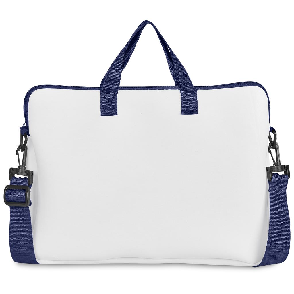Pre-Production Sample Hoppla Neoprene 15.6-inch Nimbus Laptop Sleeve With Strap - Image 8