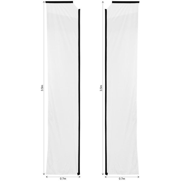 Legend 4m Sublimated Telescopic Double-Sided Flying Banner Skin (Excludes Hardware) - Image 2