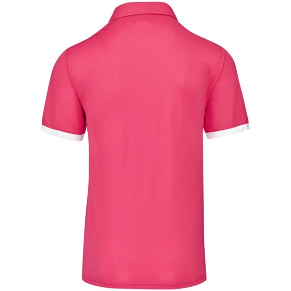 Mens Contest Golf Shirt - Pink - Image 2