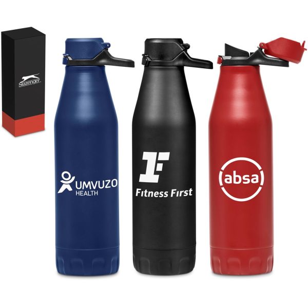Slazenger Novac Stainless Steel Vacuum Water Bottle - 500ml - Image 7