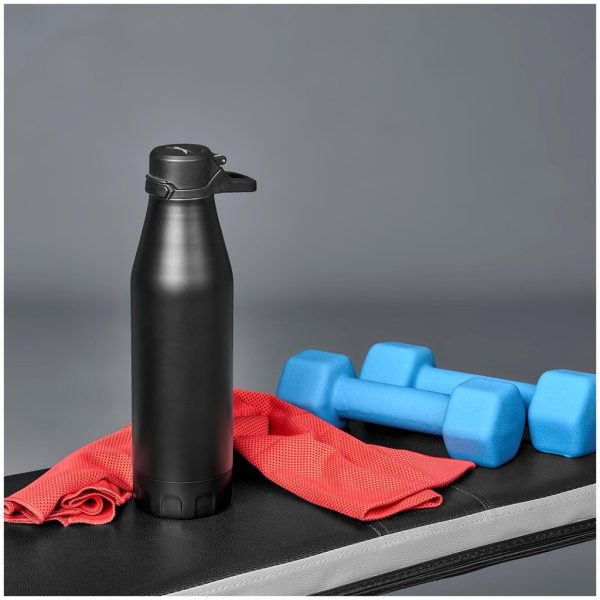 Slazenger Novac Stainless Steel Vacuum Water Bottle - 500ml - Image 3