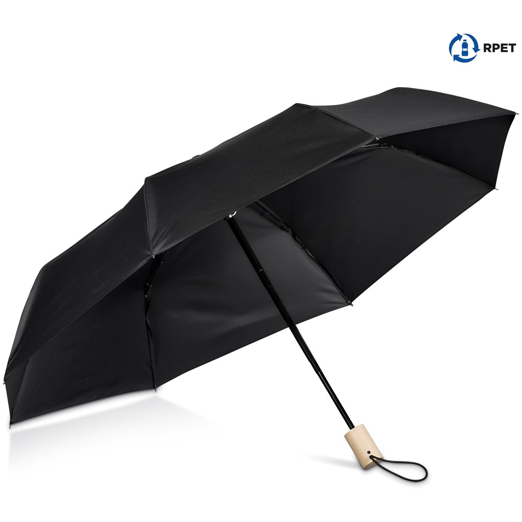 Okiyo Ameno Recycled PET Auto-Open Compact Umbrella - Image 5
