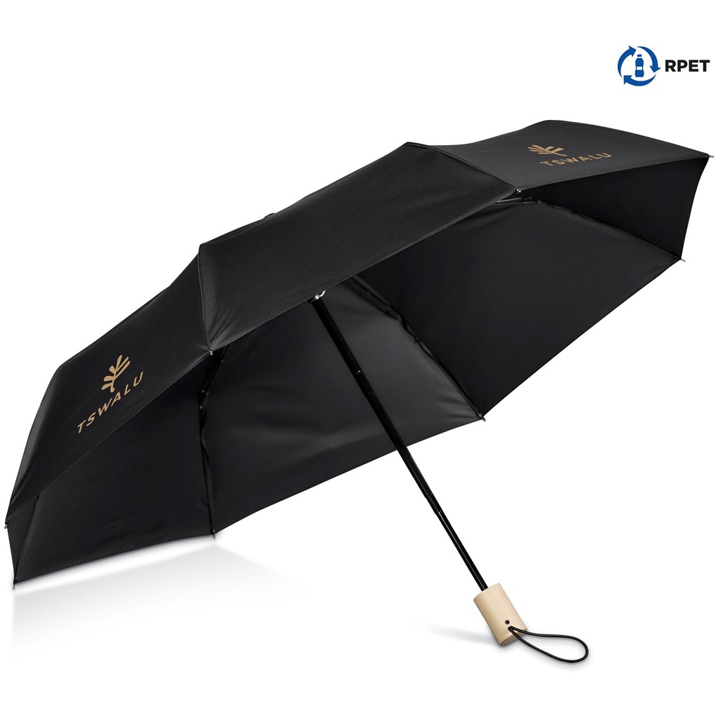 Okiyo Ameno Recycled PET Auto-Open Compact Umbrella - Image 2