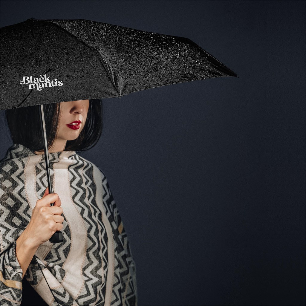 Serendipio Salem Recycled PET Compact Umbrella with EVA Pouch - Image 5