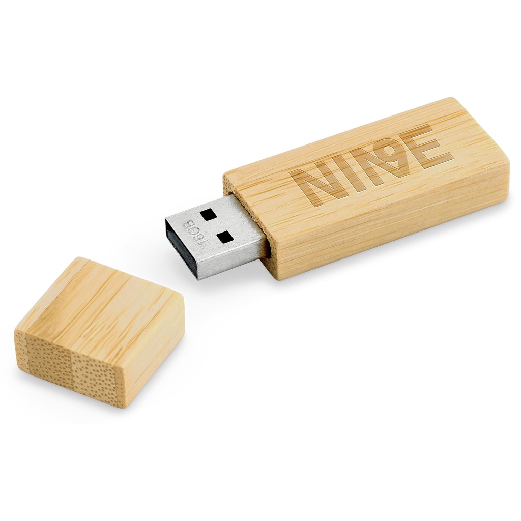 Okiyo Komorebi Bamboo Flash Drive - 16GB - Image 9