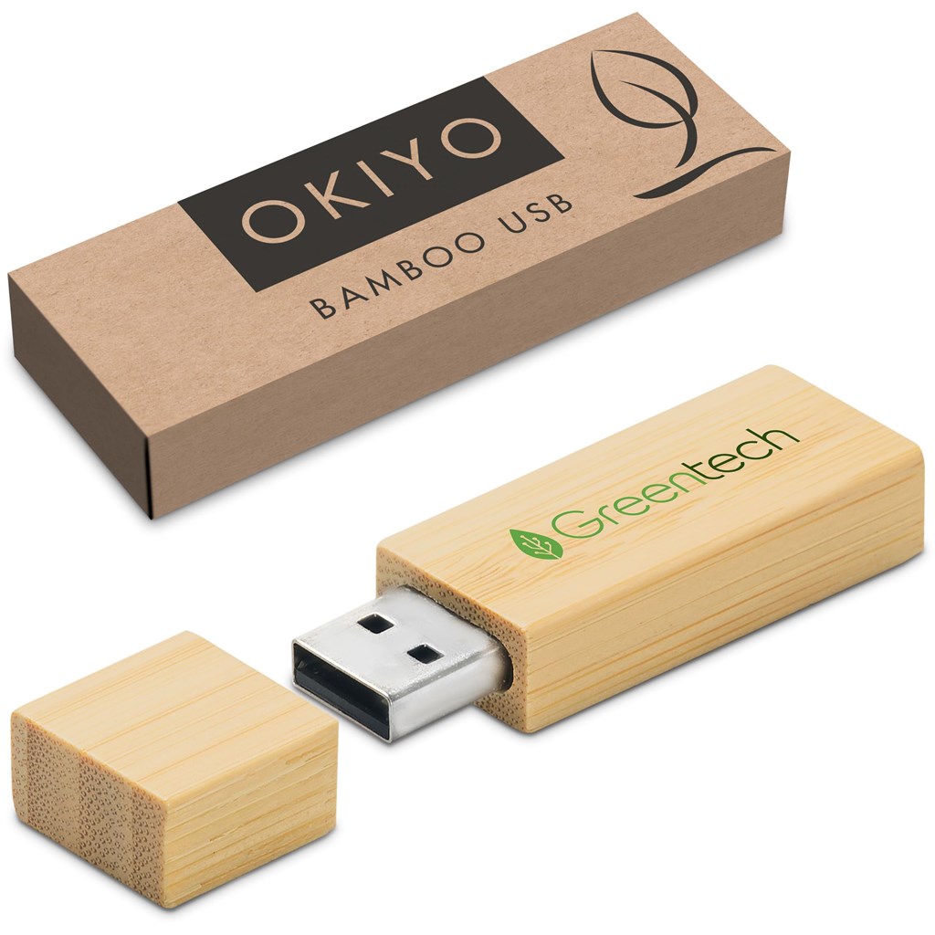 Okiyo Komorebi Bamboo Flash Drive - 16GB - Image 3