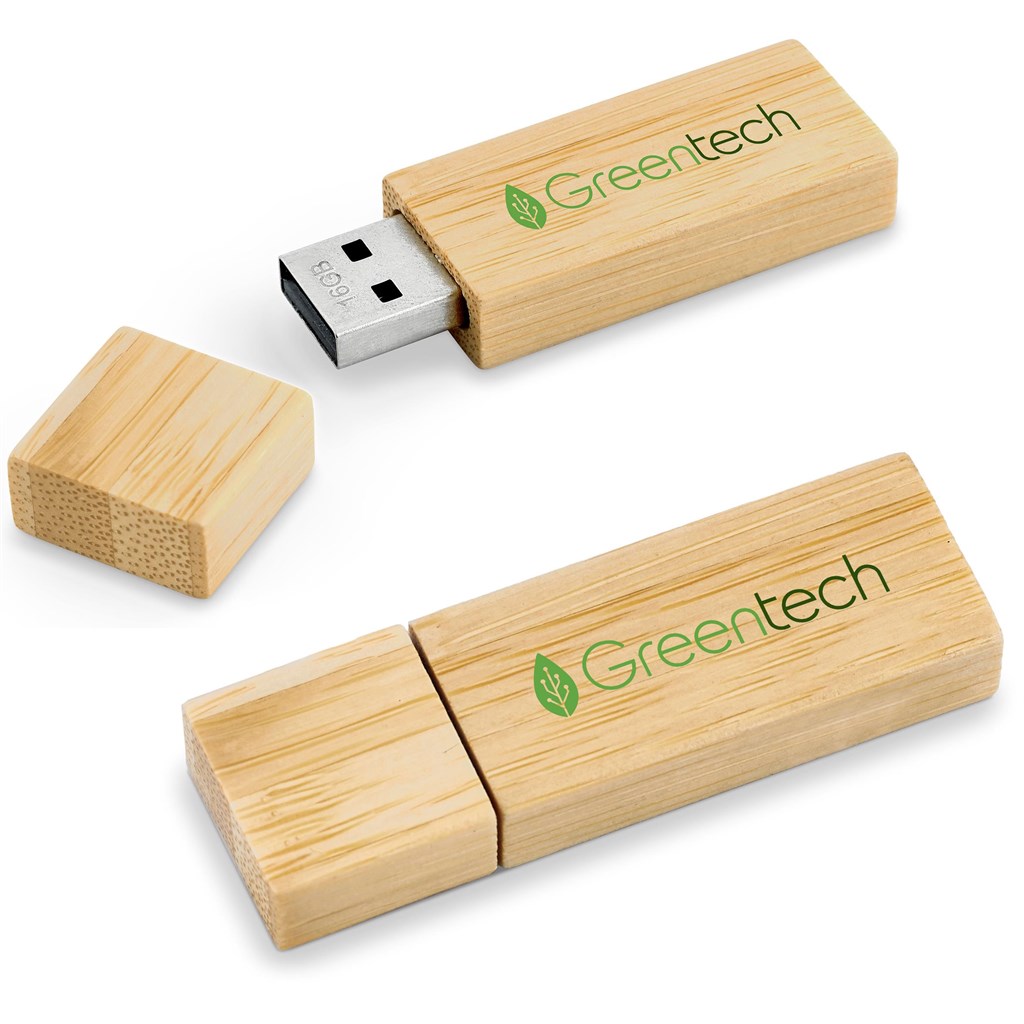 Okiyo Komorebi Bamboo Flash Drive - 16GB - Image 6