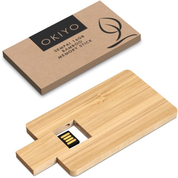Okiyo Sempai Bamboo Flash Drive - 16GB - Image 16