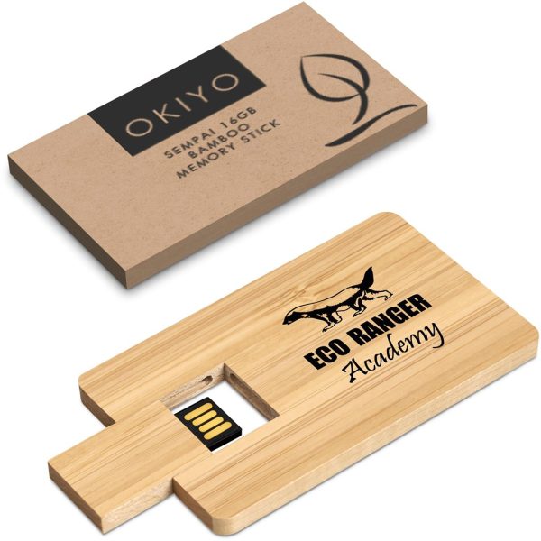 Okiyo Sempai Bamboo Flash Drive - 16GB - Image 11