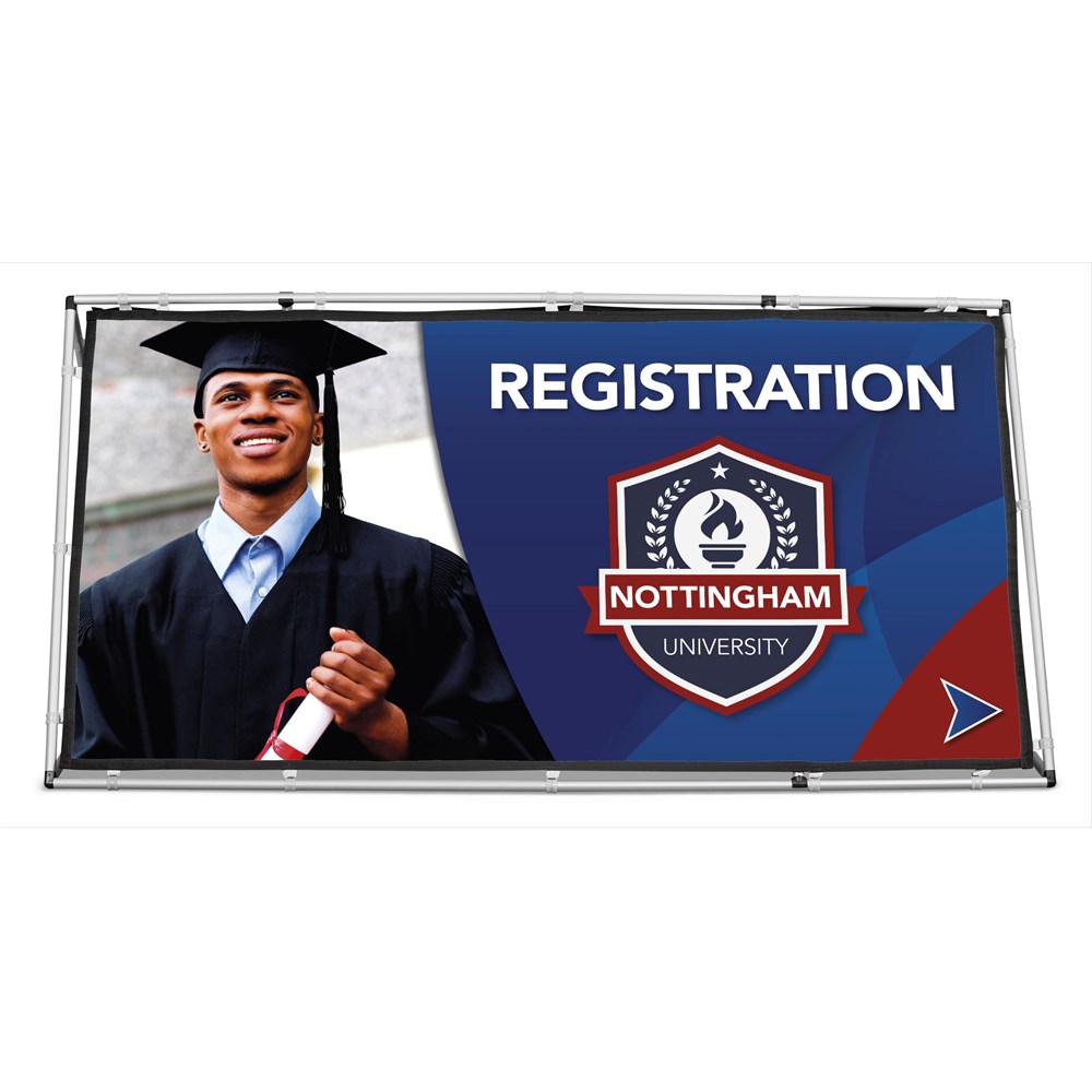 Fade Resistant A-Frame with Fabric Print 2m x 1m - Image 6