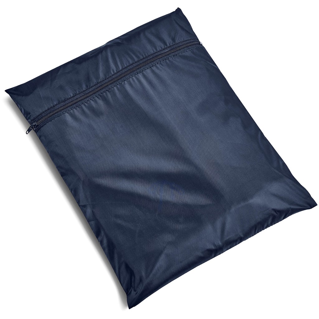 Outdoor Hi-Viz Reflective Polyester/PVC Rainsuit - Navy - Image 4