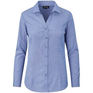 Ladies Long Sleeve Northampton Shirt - Royal Blue