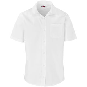Mens Short Sleeve Milano Shirt - White