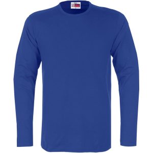 Mens Long Sleeve Portland T-Shirt - Royal Blue