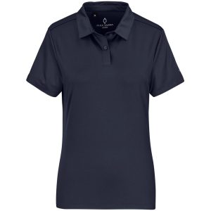 Ladies Alex Varga Questana Seamless Golf Shirt - Navy