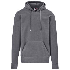 Mens Dawson Polar Fleece Hooded Sweater - Charcoal