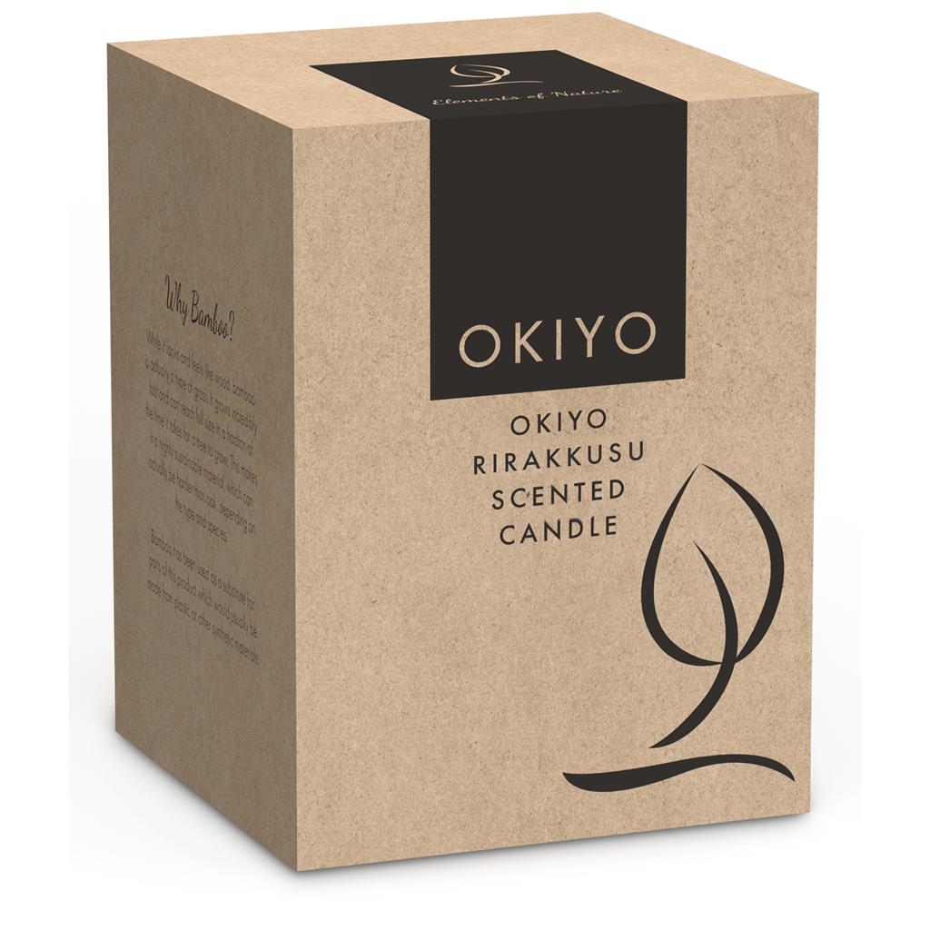 Okiyo Rirakkusu Scented Candle - Image 2