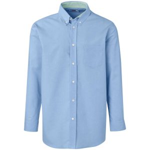 Mens Long Sleeve Aspen Shirt - Blue