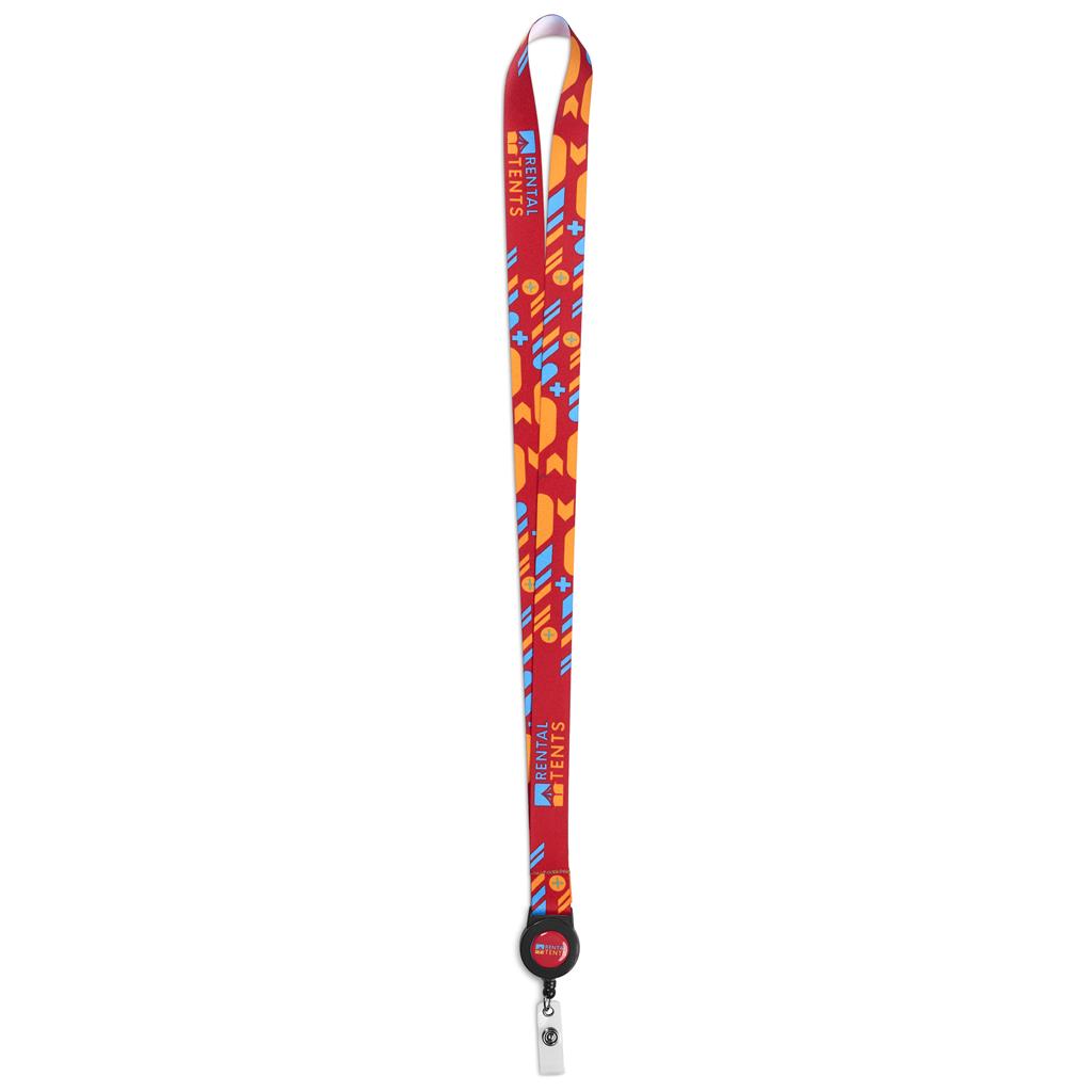 Altitude Badge Reel Single-Sided Sublimated Satin Lanyard - Image 8