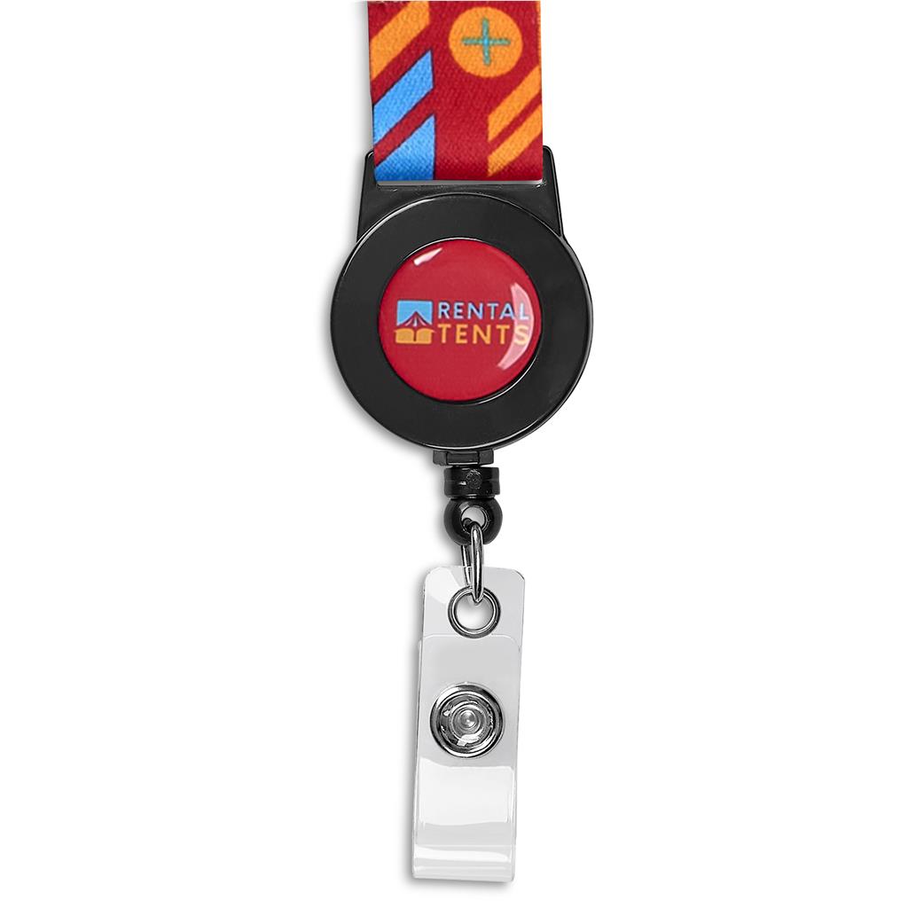 Altitude Badge Reel Single-Sided Sublimated Satin Lanyard - Image 6