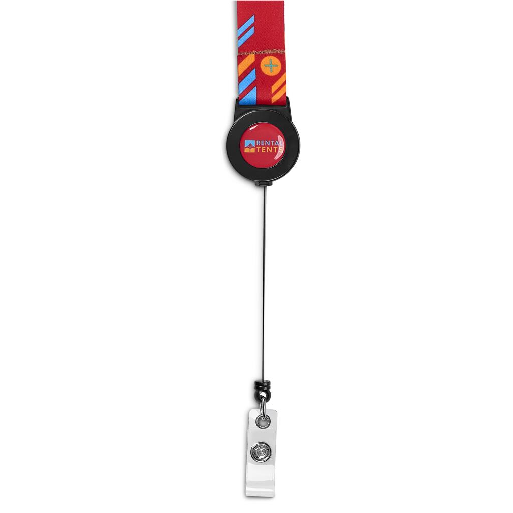 Altitude Badge Reel Single-Sided Sublimated Satin Lanyard - Image 4