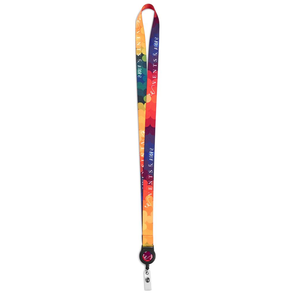 Altitude Badge Reel Double-Sided Sublimated Satin Lanyard - Image 2