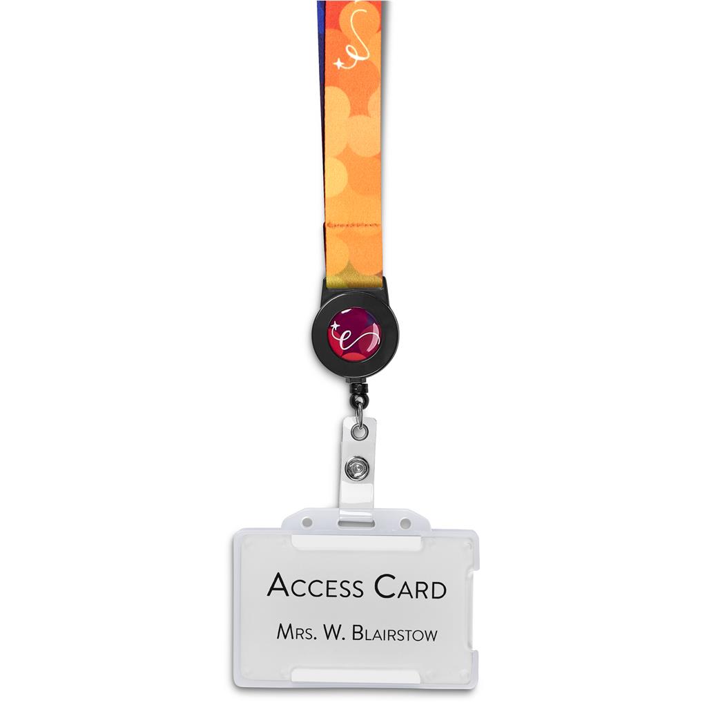Altitude Badge Reel Double-Sided Sublimated Satin Lanyard - Image 4