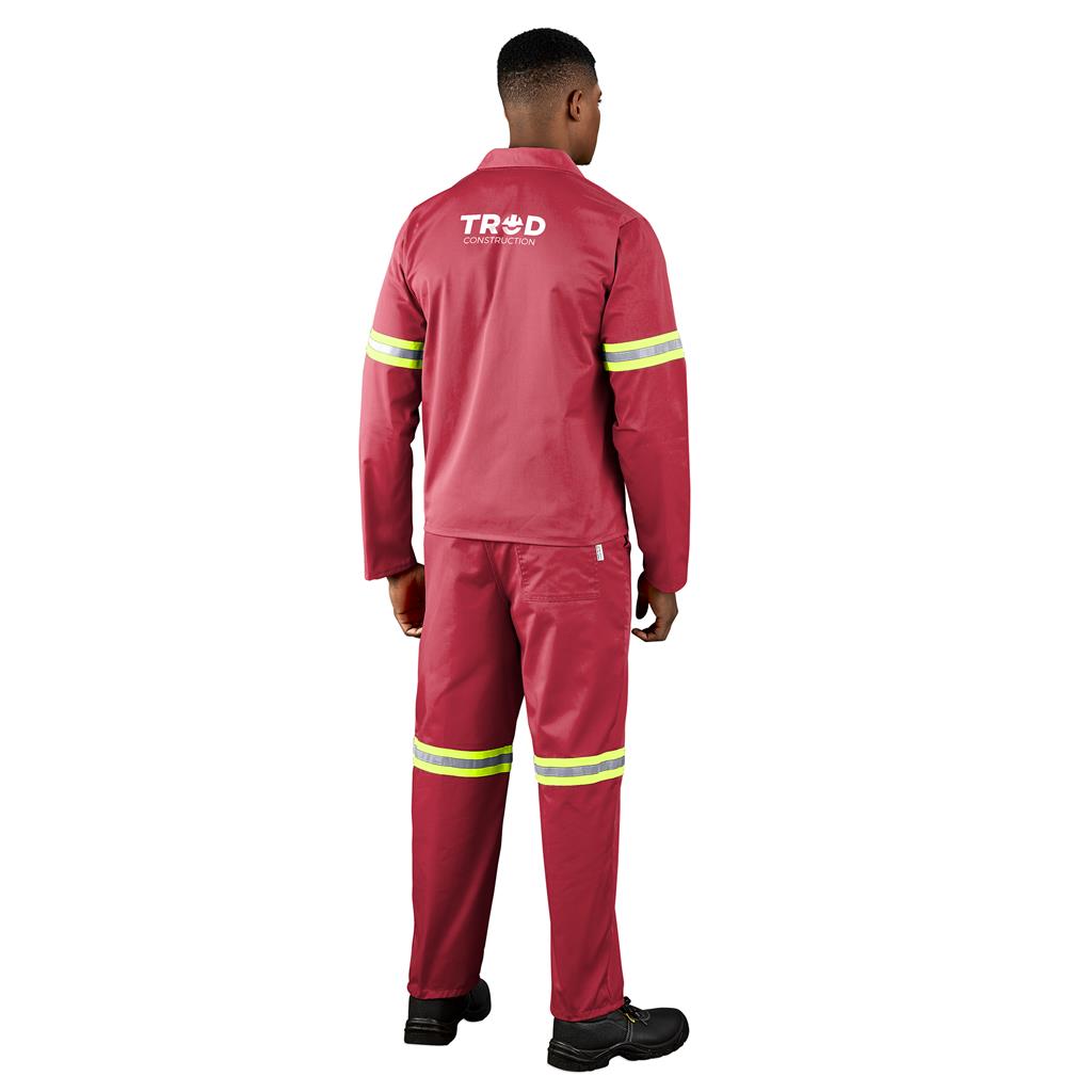 Trade Polycotton Conti Suit - Reflective Arms & Legs - Yellow Tape - Image 7